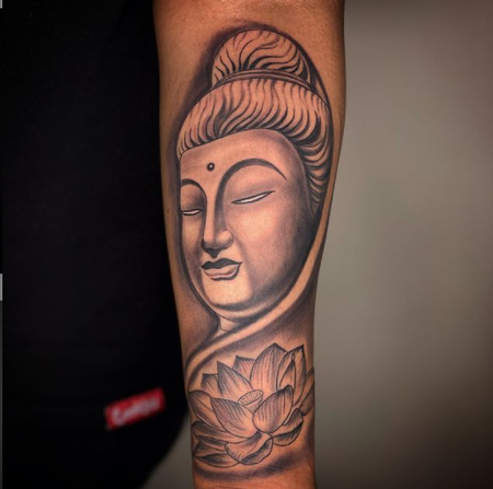 Tattoos - Dayton Smith Buddha - 143640